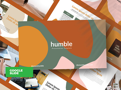 Humble - Google Slide Presentation creative creative design deck design flyer google slide google slide presentation google slide template google slides humble minimal minimal template minimalist modern multipurpose presentation template sale social media template website