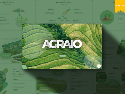 Agraio - Google Slides Template agriculture background countryside crop farm farming farmland field food google slide template google slides google slides template harvest illustration land landscape natural nature rural village