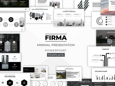 FIRMA Minimal Powerpoint Template agency black business clean corporate creative minimal minimal powerpoint minimal powerpoint template minimal template minimalism minimalist modern powerpoint presentation powerpoint template presentation simple template templates white