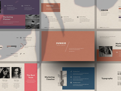 Junkie Powerpoint Template agency business clean company corporate creative design elegant minimal modern powerpoint powerpoint presentation powerpoint presentation template powerpoint template presentation presentation template professional simple template website