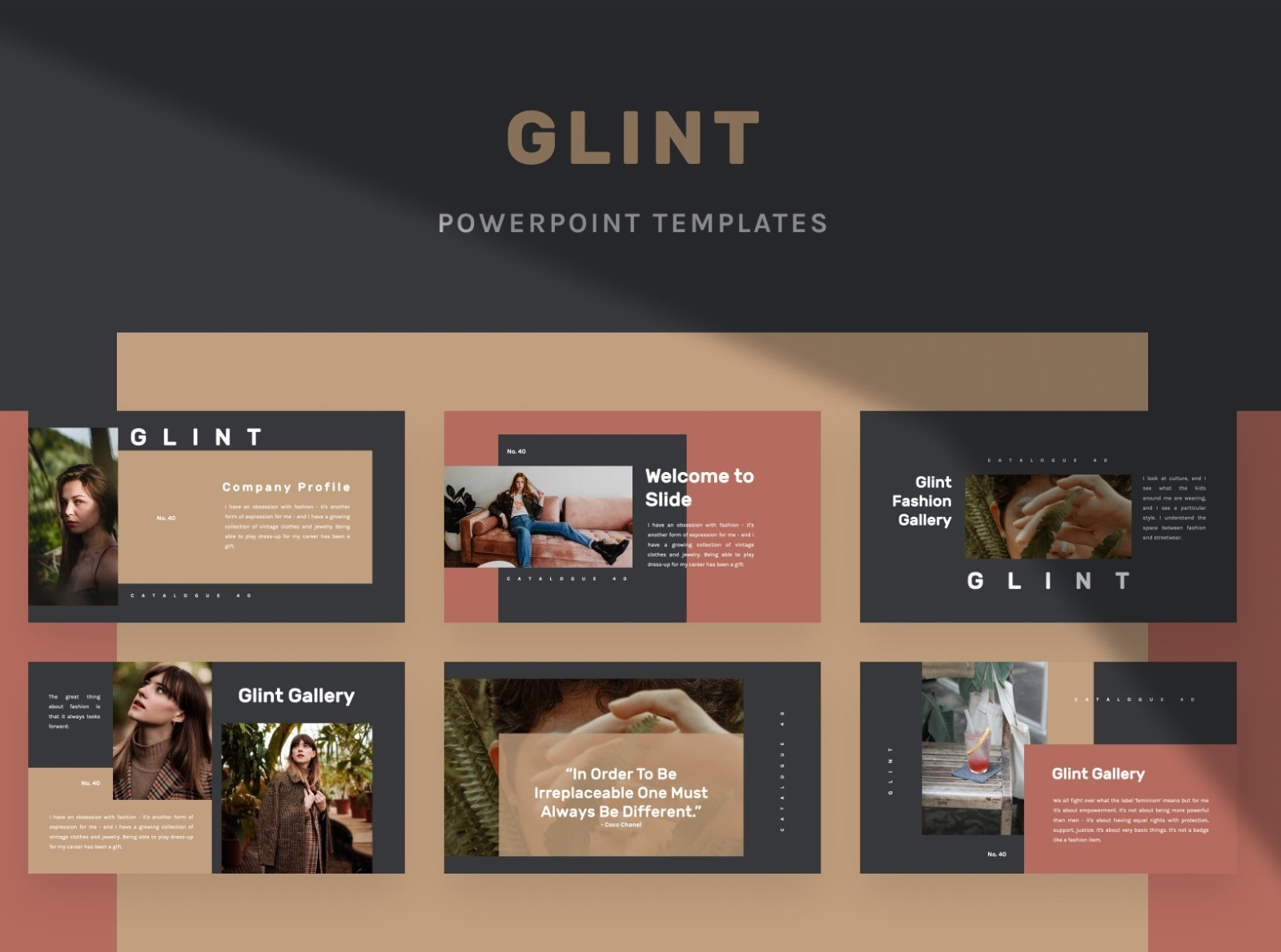 Glint Creative  PowerPoint  Template  by Templates  on Dribbble