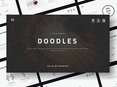 Doodles - Powerpoint Template branding business clean corporate creative elegant minimal modern powerpoint powerpoint template presentation professional simple stylish template templates trending trendy unique unique presentation