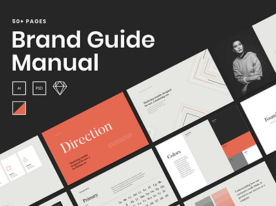 A Brand Guide - Branding Guidelines book brand guide brand guidelines branding branding guidelines business company corporate design elegant finance guidelines identity minimal minimal template minimalist mockup presentation simple template