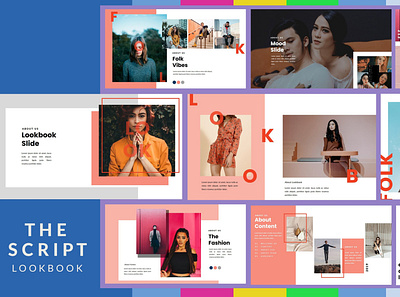 The Script Lookbook - Powerpoint art business clean design elegant lookbook lookbook design lookbook template minimal minimalist modern powerpoint powerpoint template presentation professional professional template script simple stylish template