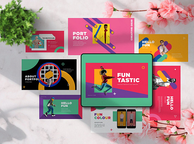 FUN Tastic Creative Googleslide business clean company corporate creative creative design design elegant fun google slide google slide template googleslides minimal modern presentation professional simple template web design website