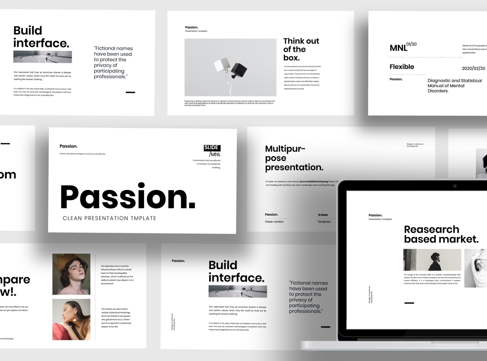 Passion Minimal Powerpoint By Templates On Dribbble 