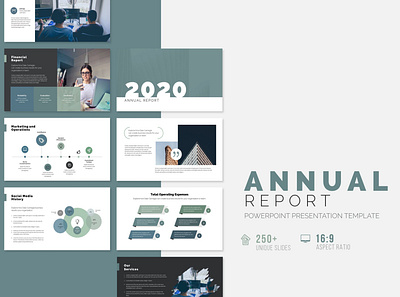 Annual Report PowerPoint annual annual report business clean development minimal modern powerpoint powerpoint design powerpoint presentation powerpoint template powerpoint templates presentation report simple template templates web design web development website