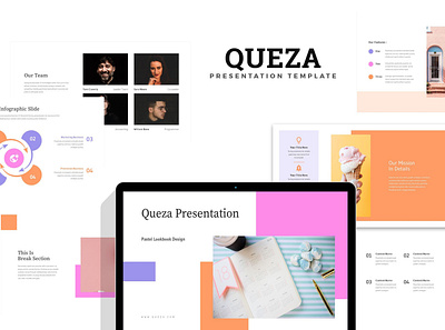 Queza : Pastel Color Google Slides art business color color google slides colorful colorful art colorful design colorful logo colorfull google slide google slide template google slides google slides template modern pastel pastel color pastel colors pastel colours pastels template