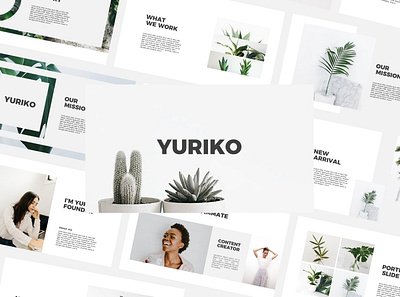 Yuriko - Keynote Template business clean creative design keynote keynote design keynote presentation keynote template keynote templates luxury minimal modern presentation presentation design presentations pure simple template template design white