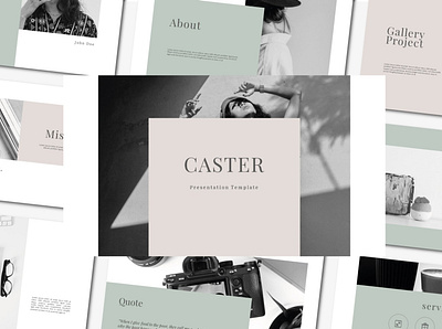 CASTER - Keynote Template business clean creative development elegant keynote keynote design keynote presentation keynote template keynote templates minimal modern presentation template templates web deisgn web desgin web design web development website