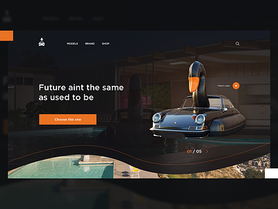 Swimming cars site concept