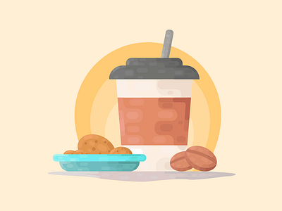 Morning coffee animation app branding coffee coffee cup coffee illustration design flat flat design food food and drink icon illustration illustrator logo ui ux vector web webdesign