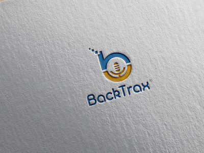 BackTrax Racord Logo Design branding icon illustration letter letter creative logo unique logo logo logo design typography vector web