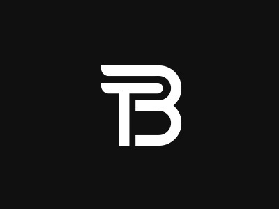 T B Letter by OS D-DESIGN on Dribbble