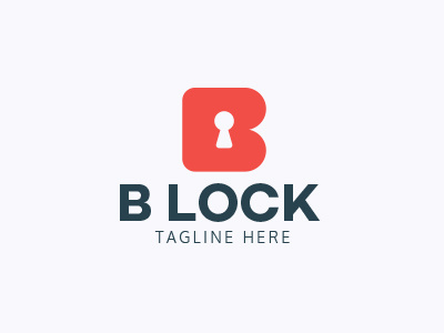 B Lock Logo b letter b logo branding icon illustration letter creative logo unique logo letter mark monogram logo design symbol icon typography vector web