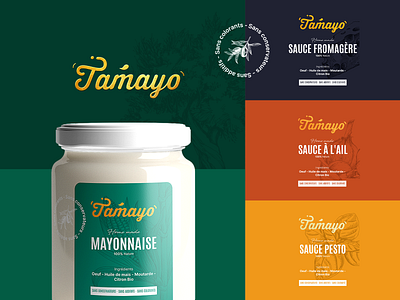 TAMAYO SAUCE branding design food kitchen logo logotype mayonnaise packaging sauce