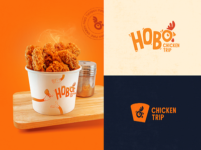 HOBO - Branding brand design branding chicken design illustration logo logotype typography vector