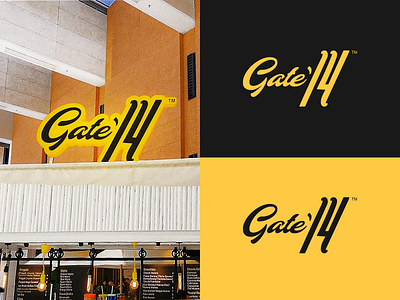 GATE14 branding coffee logo logo design logotype