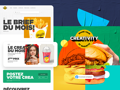 SYC By B B app burger creativity design food ui webdesign website