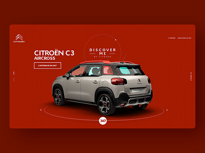 Citroen Discover Me 360 app car citroen ui ui ux user experience