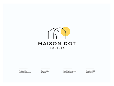 Maison Dot brand branding design dot logo maison