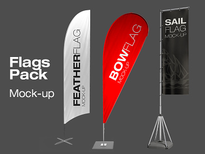 Flags Pack Mock-up