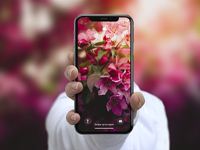 iPhone X mock-up 3d printing apple case iphone landscape portrait preview protection smartphone