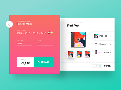 Daily UI: #002 Credit Card Checkout checkout form checkout process daily challenge dailyui ui user inteface web design
