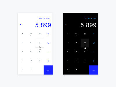 Daily UI: #004 Calculator