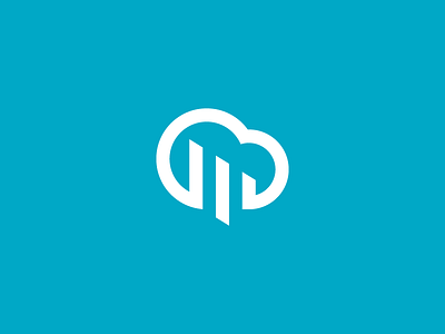 Cloud Construction aqua blue cloud company construction icon industrial logo planning symbol