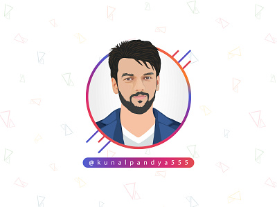 Profile adobe ai ambaji art design graphic gujarat illustration india kunal kunalpandya555 kunvector logo profile