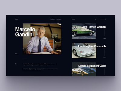 Marcello Gandini Concept Site