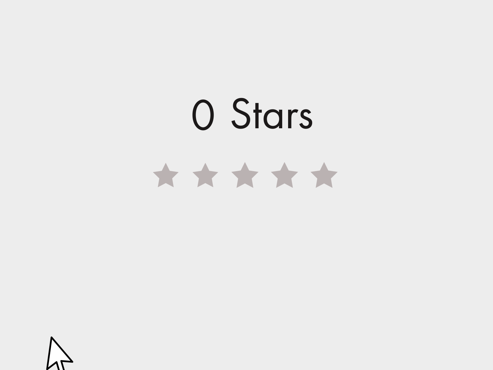 Sometimes you just want to give -1 stars