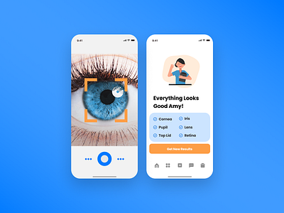Eye Doctor From Anywhere concept doctor graphic design ios mobile product design uiux ux visual design