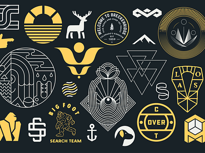 Badge and Logo Collection #2 ai branding concept design icon illustration illustrator logo vector visual design
