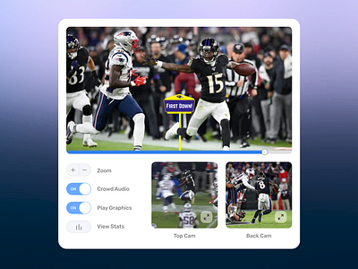 NFL Card  Dribbble