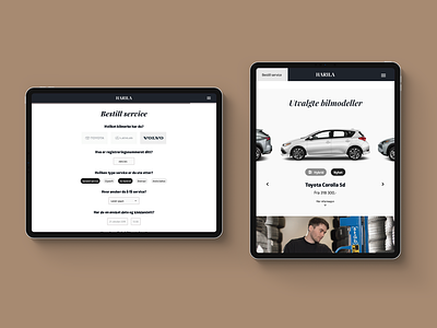Harila – WIP car norway ui uiux ux web design