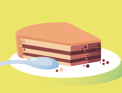 have a cake design digital art illustration vector