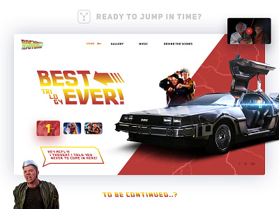 Back to the future back to the future car delorian doc mcfly movie web desgin