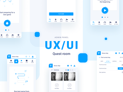 Quest room | Admin panel (mobi) admin panel quest quest room room ui ui design ux ux ui ux design