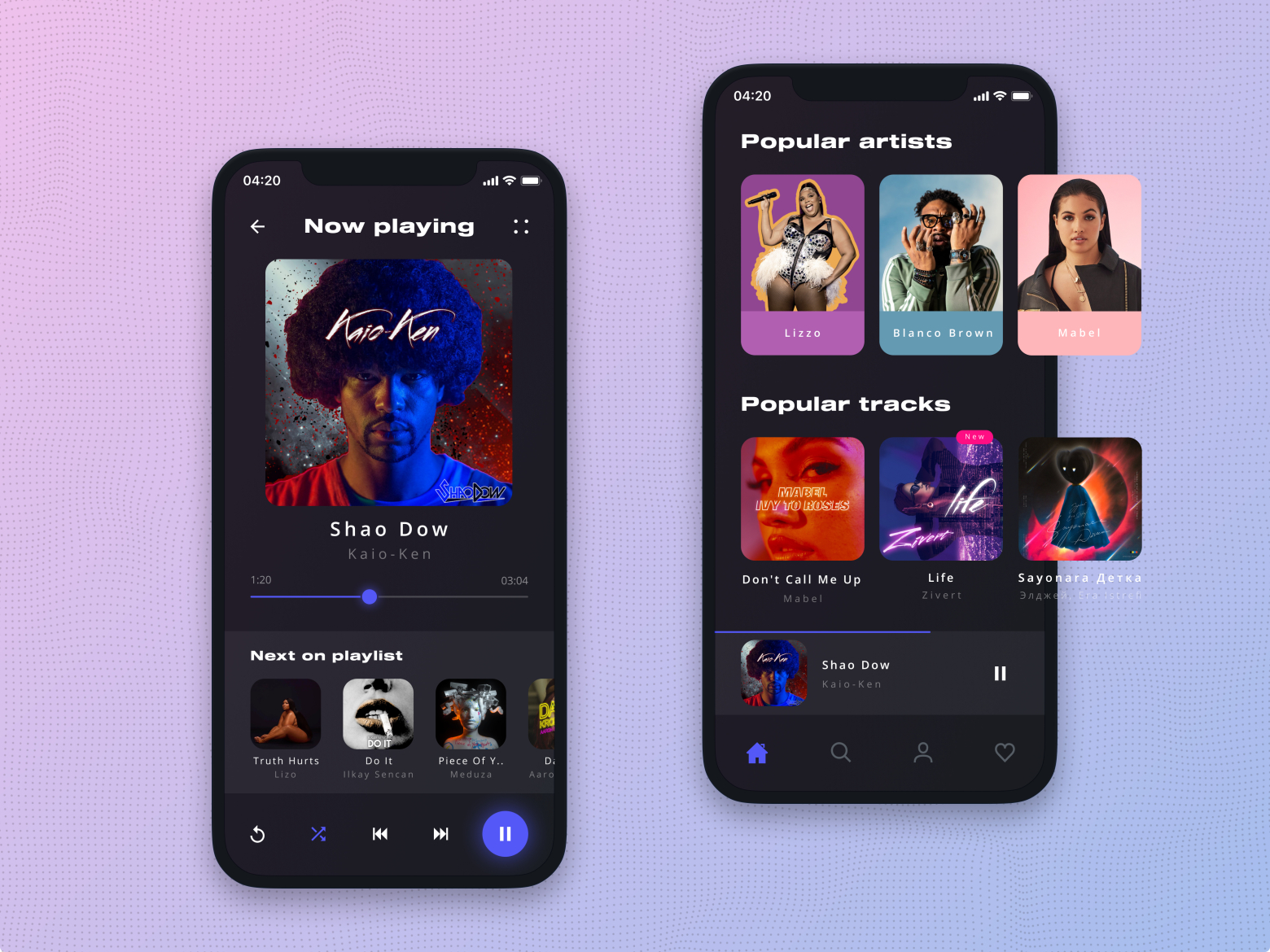 Music App Concept by Misha Shashev on Dribbble