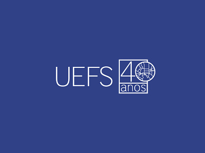 Uefs 40 anos branding logo