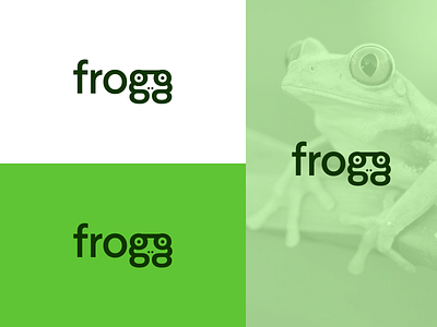 Frog Wordmark Logo animal logo frog icon logo logo concept logo design typography wordmark wordmark logo yofart studio
