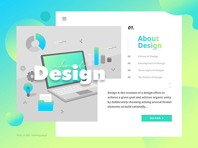 Daily Ui 003 - Landing Page