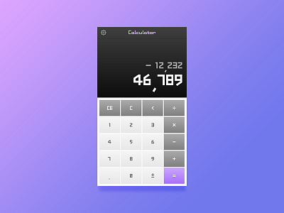 Daily Ui 004 Calculator