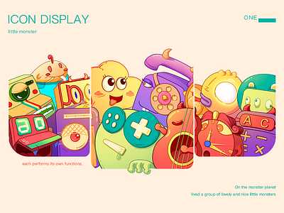 Dribbble dribbble game icon illustrations isometric monster