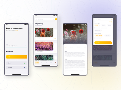 Flowers App UI