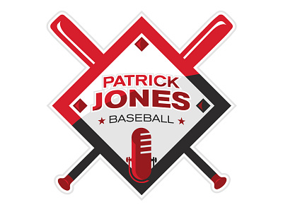 Patrick Jones Baseball Logo Concept baseball logo