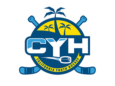 California Youth Hockey Logo Concept hockey logo