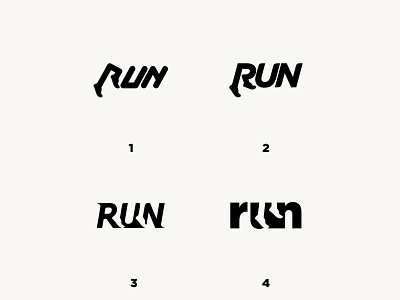 RUN brand identity branding creative graphicdesign icon illustration logo logo design logodesign logomark logotype monogram run symbol typography ui vector